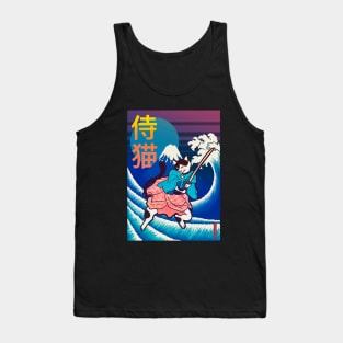 Cyber samurai cat Tank Top